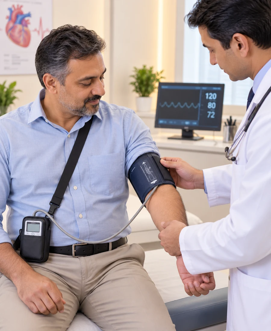24-Hour Blood Pressure Monitoring