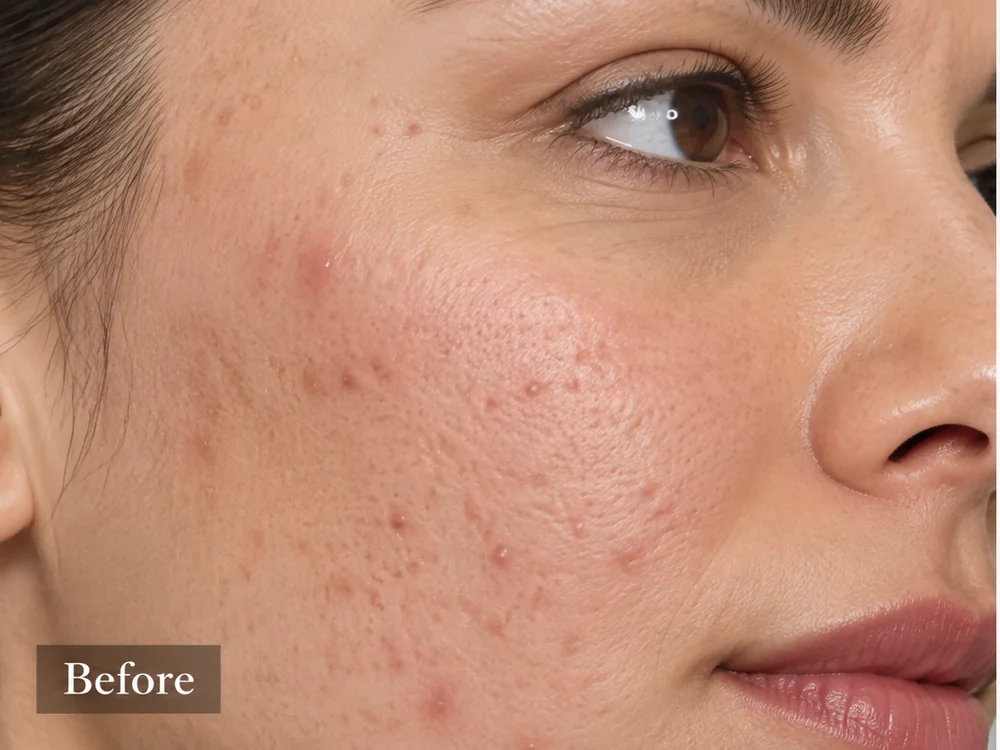 Before Alma Harmony pigmentation treatment